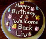 Chocolate Cake decorated for Liv